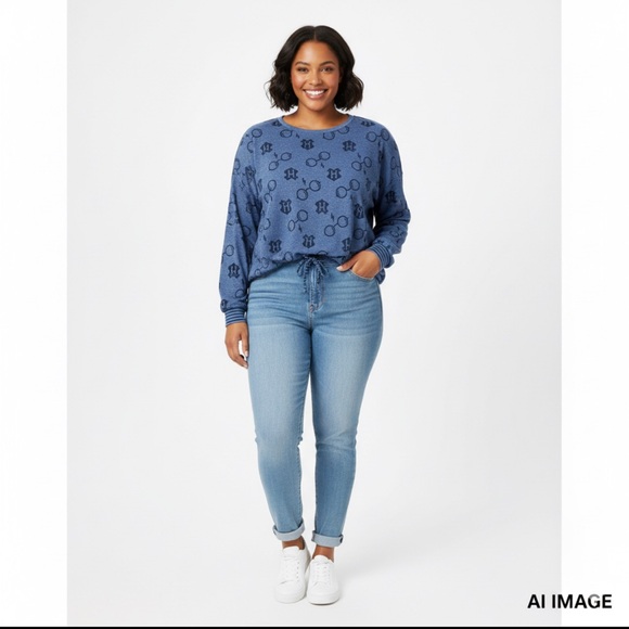 Wizarding World Official Harry Potter Glasses Hogwarts Women XL Blue Tshirt #557 - Picture 3 of 8